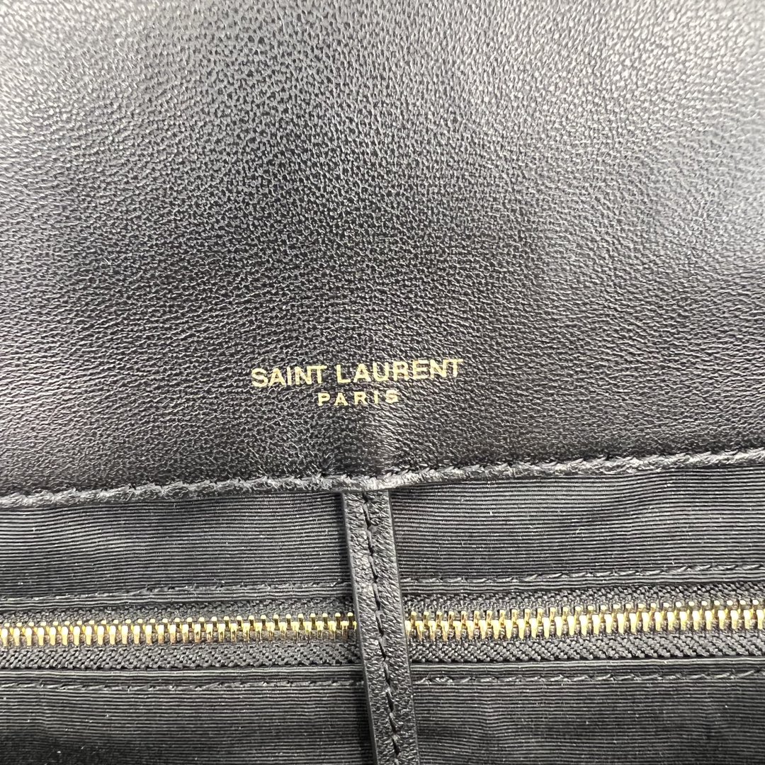 Saint Laurent Jamie 4.3 Quilted Lambskin shoulder Bag Handbag Black 742431  